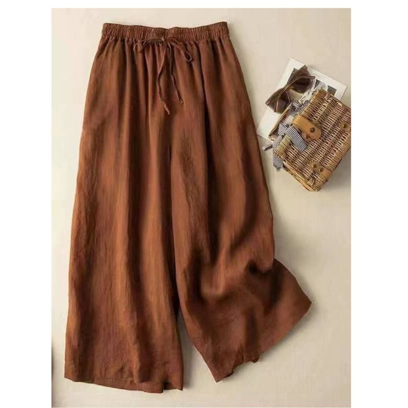 Womens Relaxed Drawstring Pants, Comfortable Casual Pants for Daily Comfort and Style
