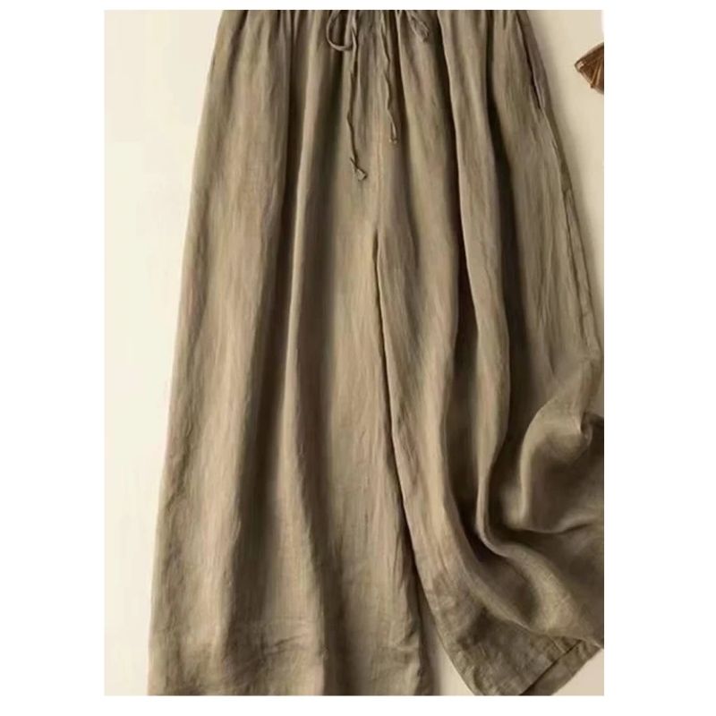 Womens Relaxed Drawstring Pants, Comfortable Casual Pants for Daily Comfort and Style