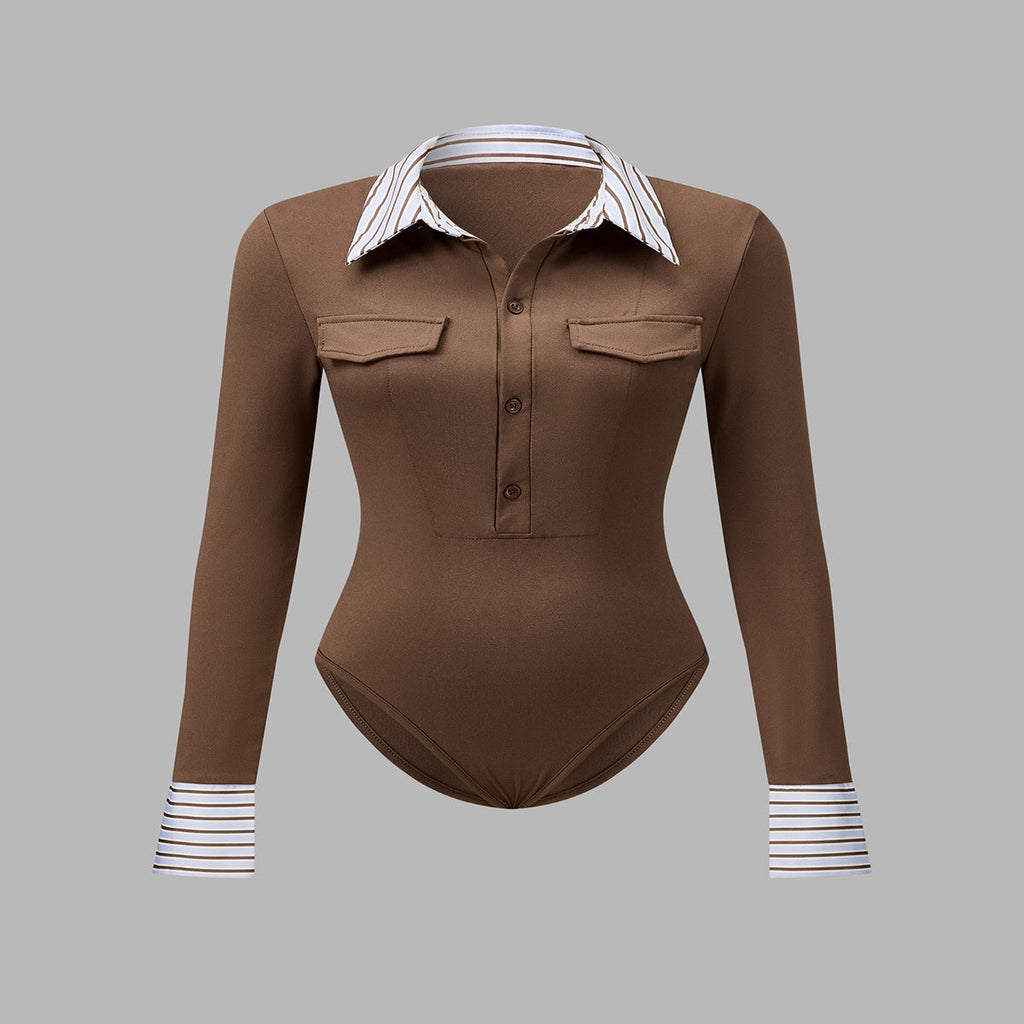 Slim Fit Button Down Shirt with Jersey Fabric and Medium Stretch