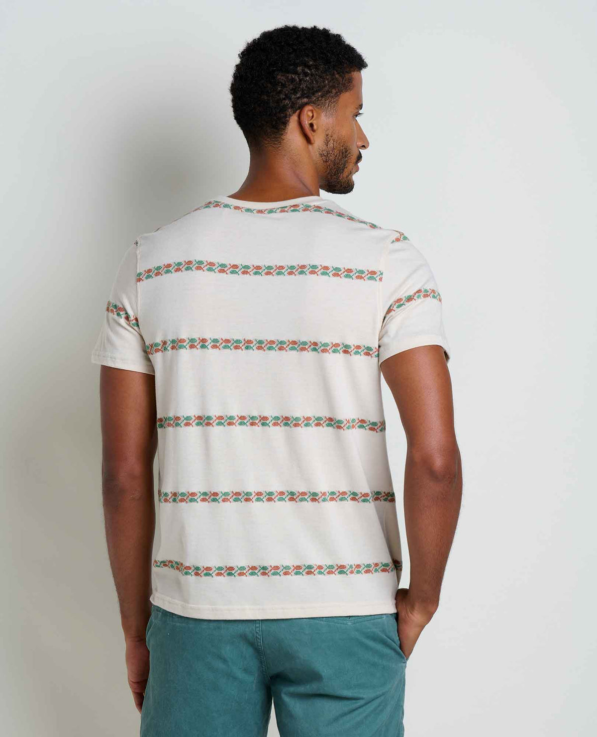 Mens Soft Crew T-Shirt Organic Blend, Durable Fit