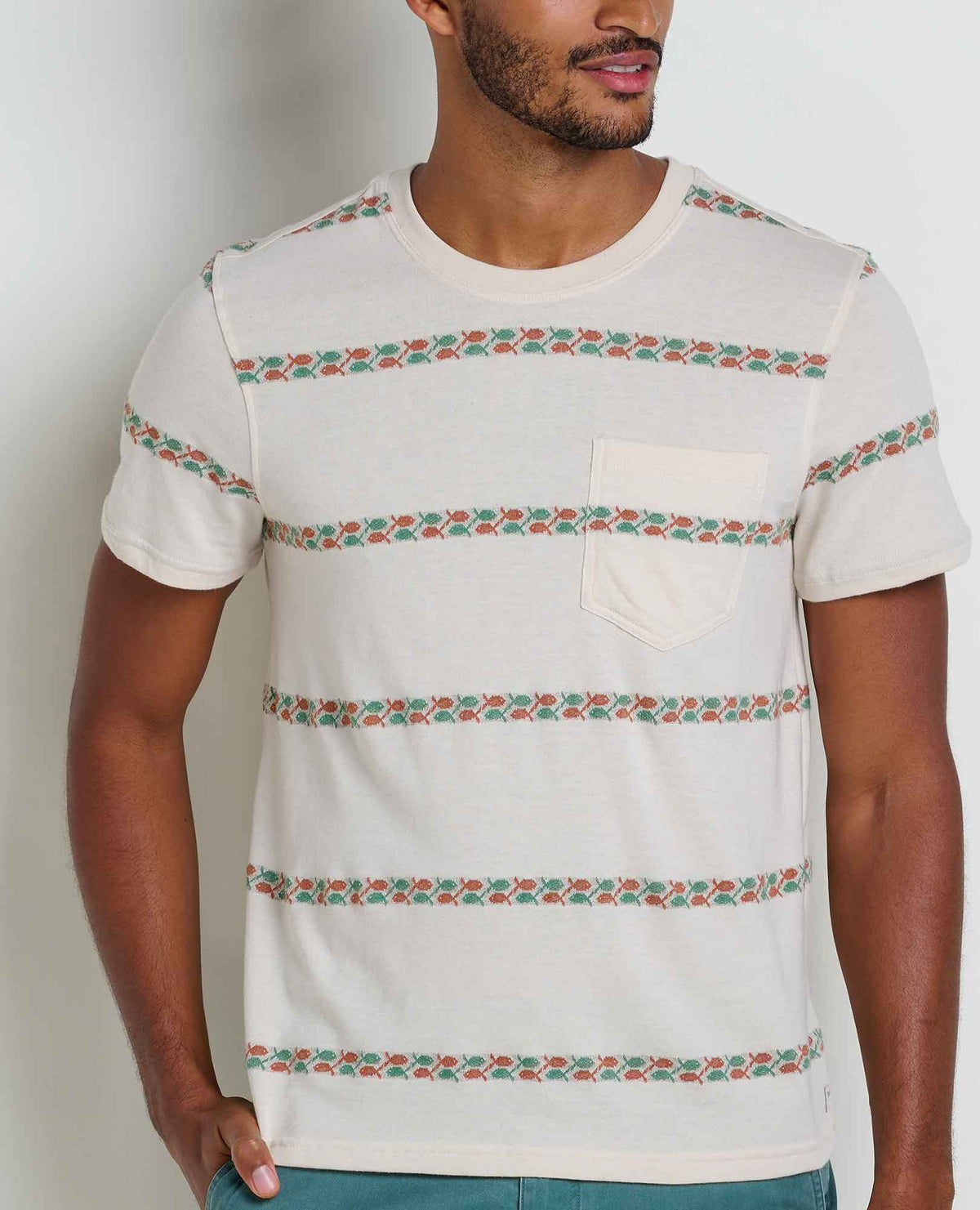 Mens Soft Crew T-Shirt Organic Blend, Durable Fit
