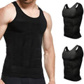 Mens Compression Tank Top with Moisture Wicking and Back Support, 3 Pack