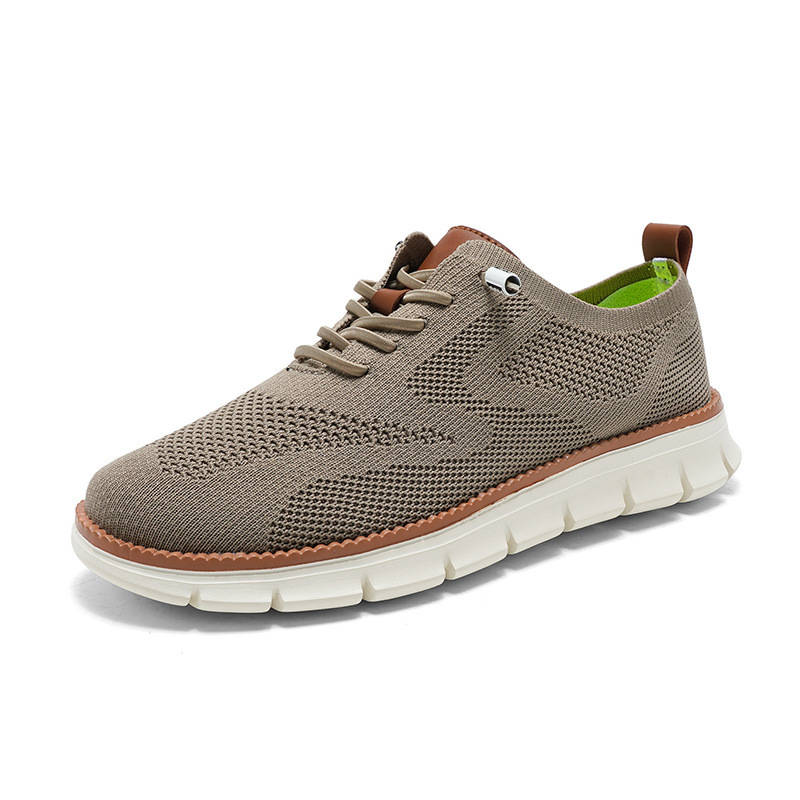 Mens Casual Mesh Sneakers, Breathable Walking Shoes, Lightweight Comfort Loafers