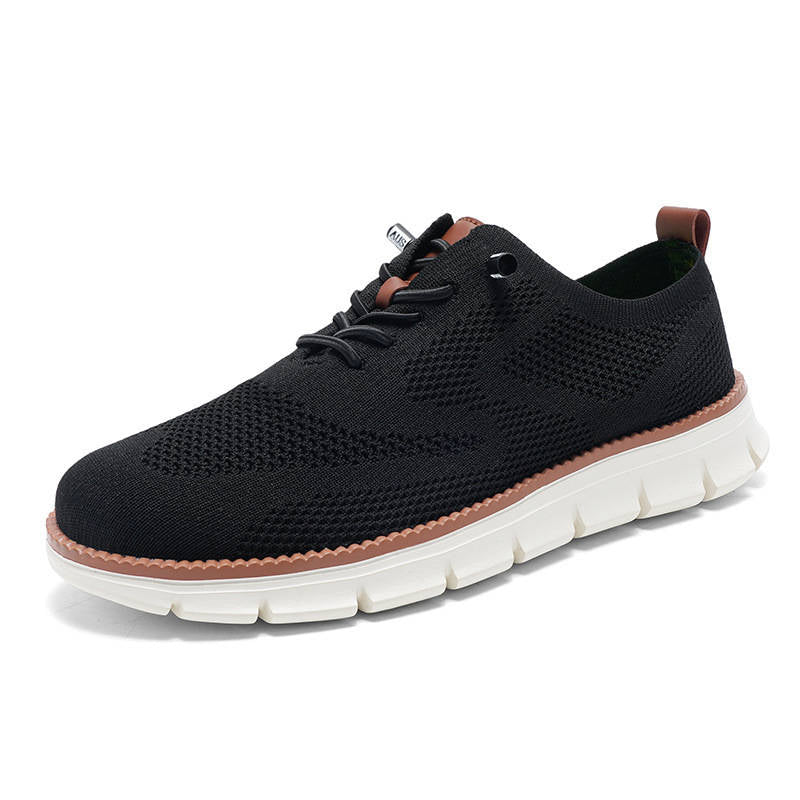 Mens Casual Mesh Sneakers, Breathable Walking Shoes, Lightweight Comfort Loafers