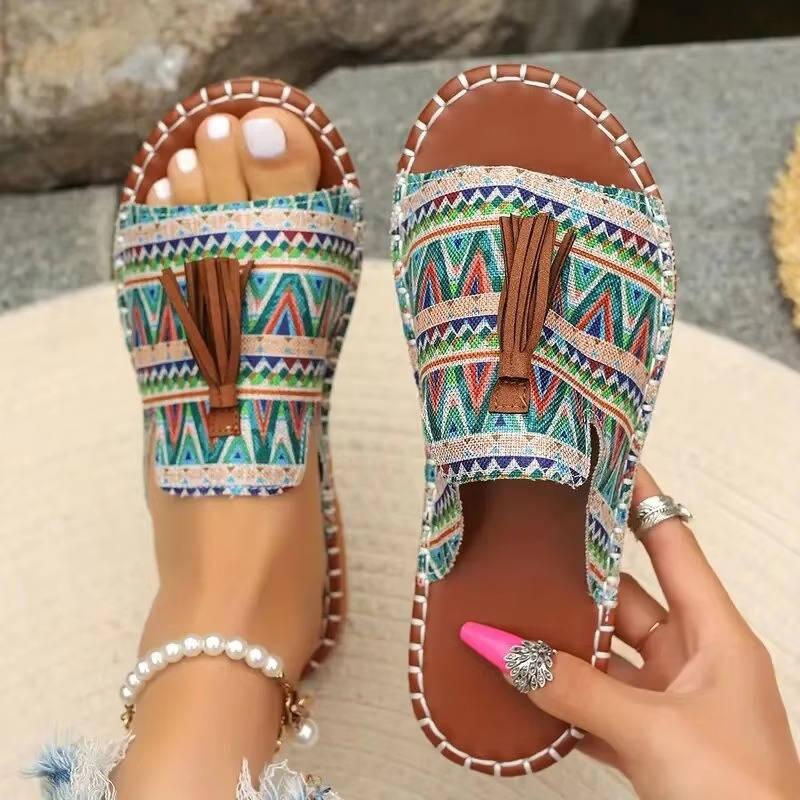 Comfortable Flat Sandals, Supportive Casual Sandals for Walking and Daily Comfort