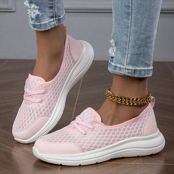Womens Orthopedic Walking Shoes with Memory Foam Cushioning and Mesh Breathability