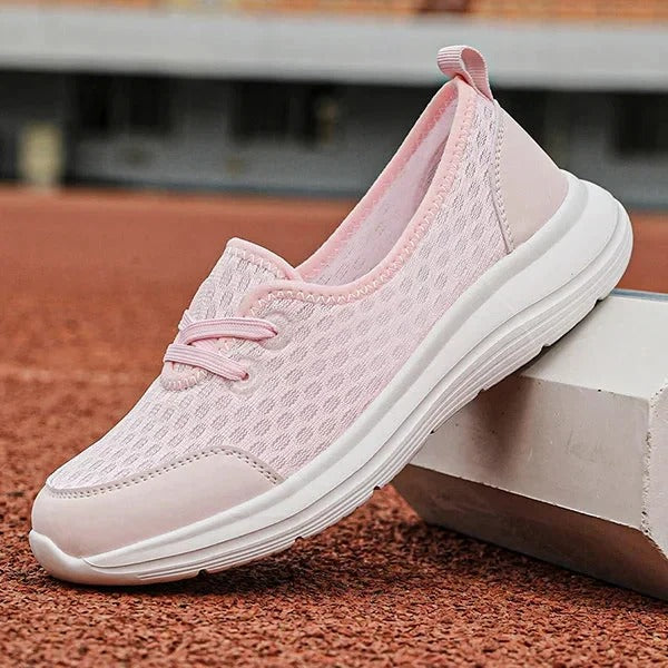 Womens Orthopedic Walking Shoes with Memory Foam Cushioning and Mesh Breathability