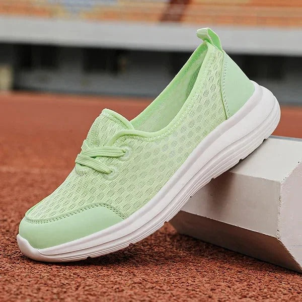 Womens Orthopedic Walking Shoes with Memory Foam Cushioning and Mesh Breathability
