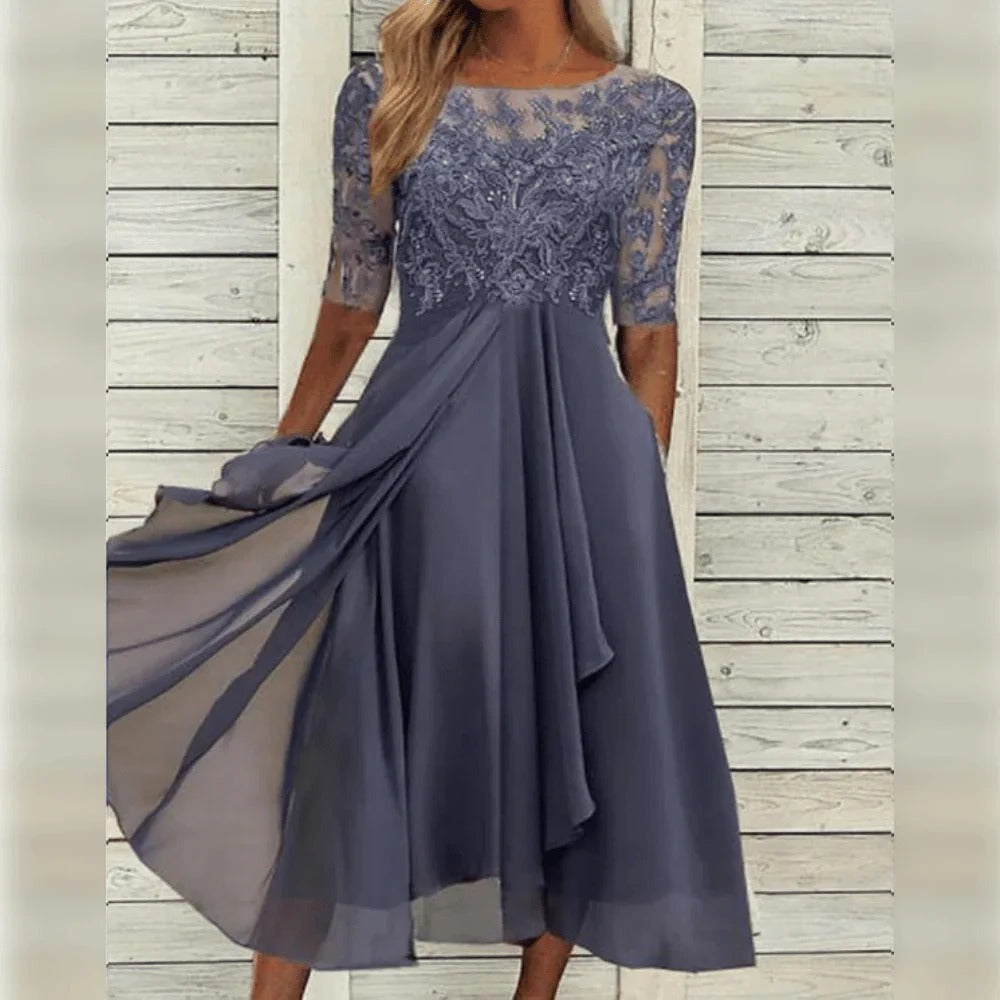 Tailored Womens Dress with Breathable Fabric and Versatile Style for Events