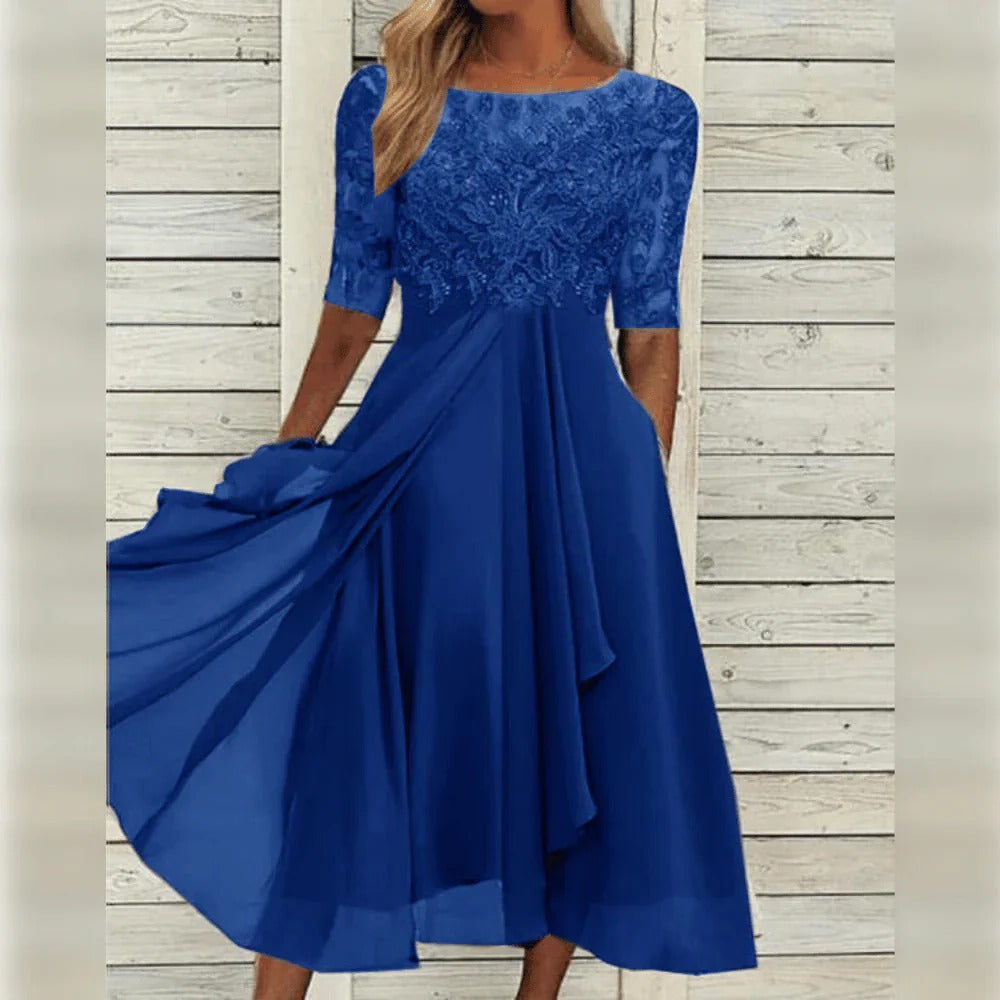 Tailored Womens Dress with Breathable Fabric and Versatile Style for Events
