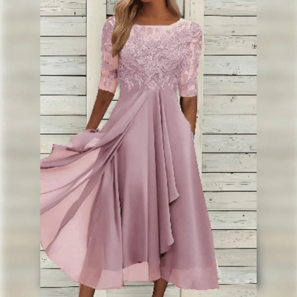 Tailored Womens Dress with Breathable Fabric and Versatile Style for Events