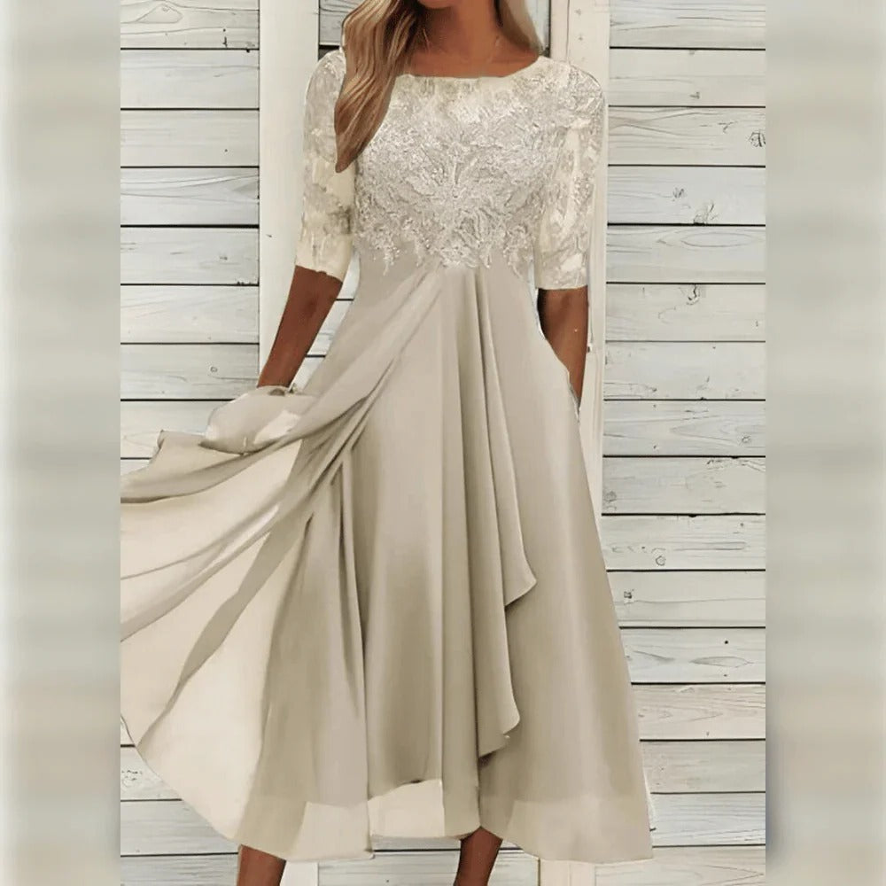 Tailored Womens Dress with Breathable Fabric and Versatile Style for Events