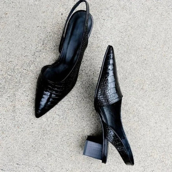 Womens Dress Pumps with Contoured Arch Support and Cushioned Insole