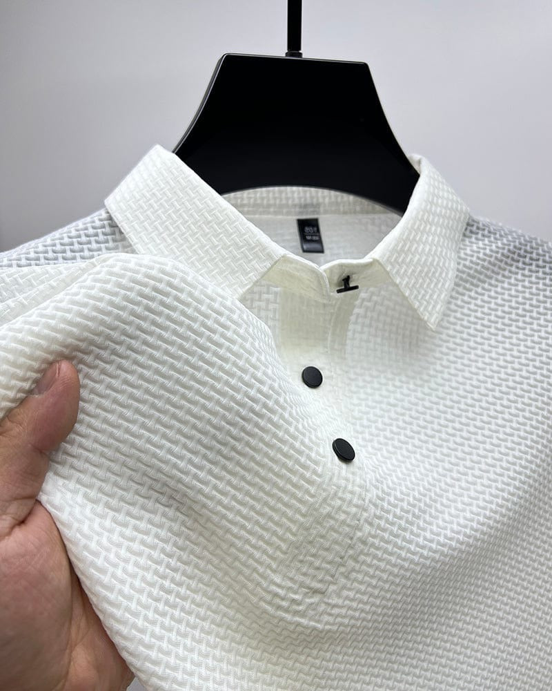 Breathable Mesh T-Shirt with Ventilation Panels and Contemporary Design