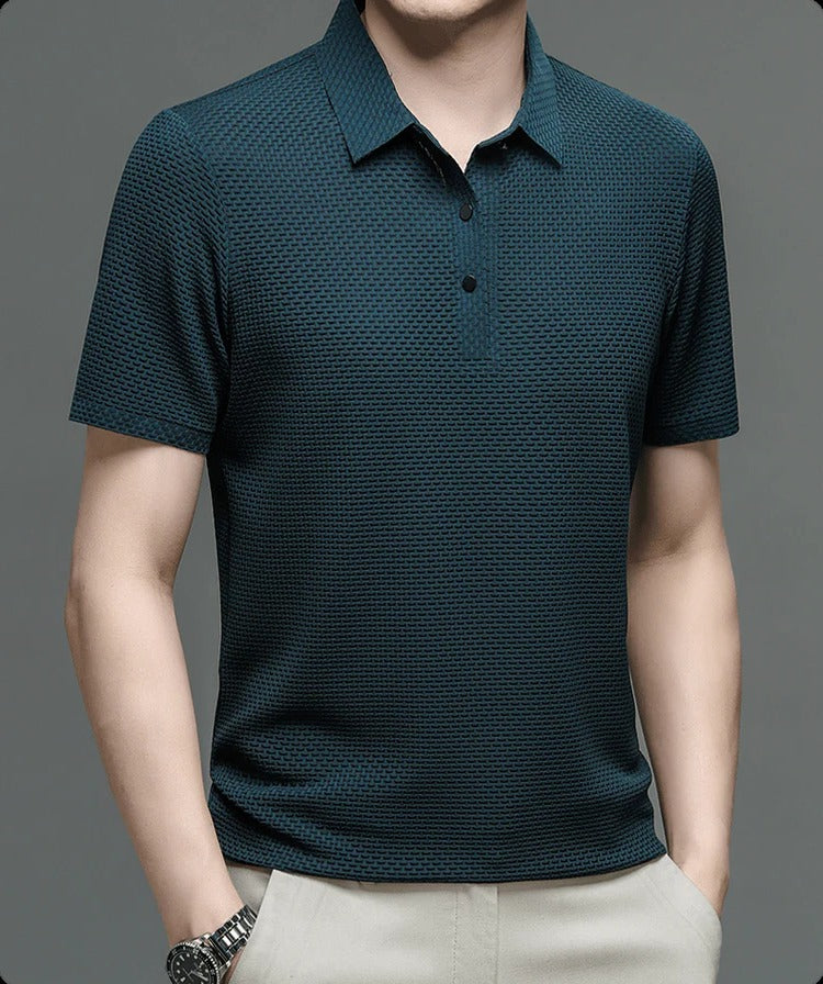 Breathable Mesh T-Shirt with Ventilation Panels and Contemporary Design