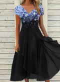 Chiffon Evening Dress with Flowing Silhouette