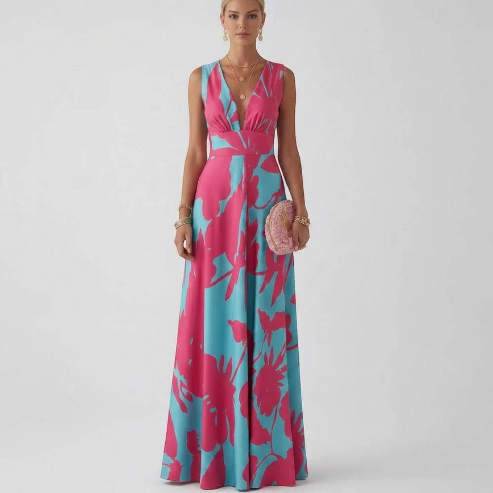 Flowing Sleeveless Maxi Dress for Everyday Wear