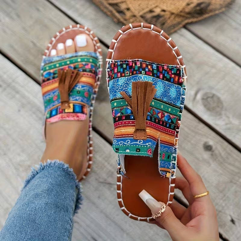 Comfortable Flat Sandals, Supportive Casual Sandals for Walking and Daily Comfort