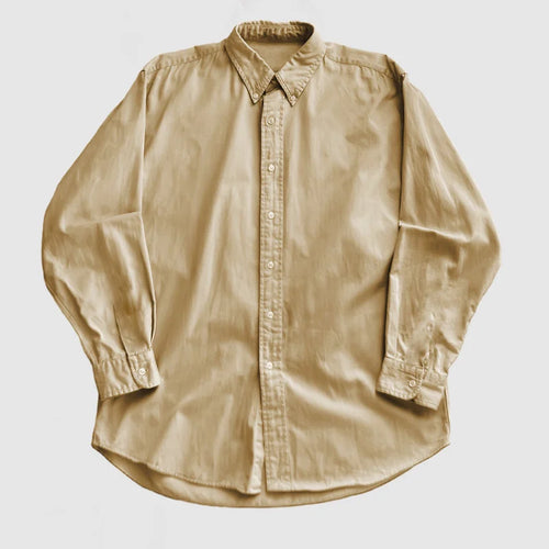 Button Down Shirt with Long Sleeves and Tailored Cut